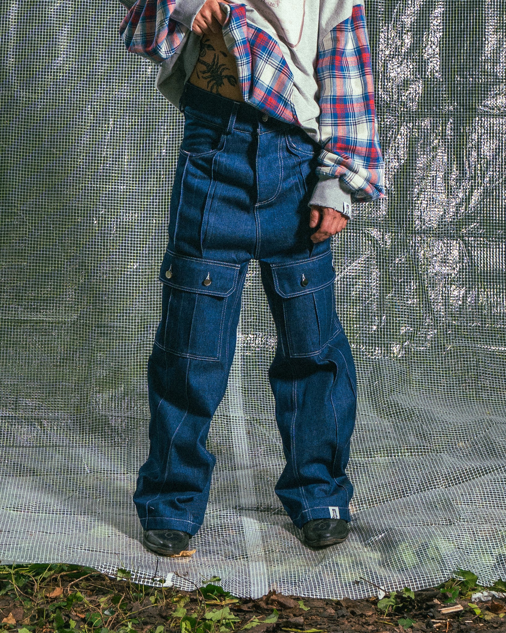 Pantalon en Jean Bleu Roi