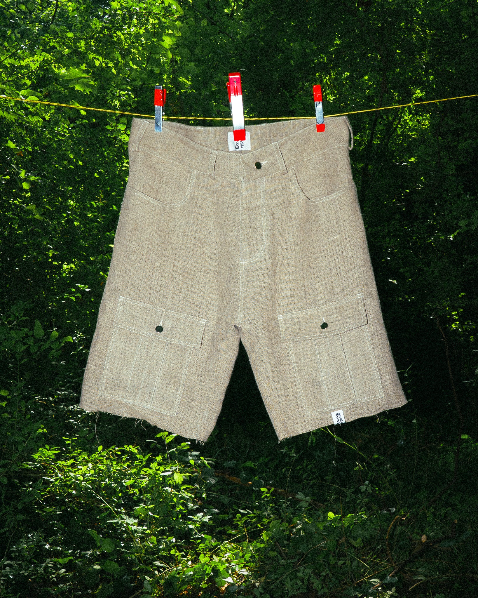 Short en Toile de Jute