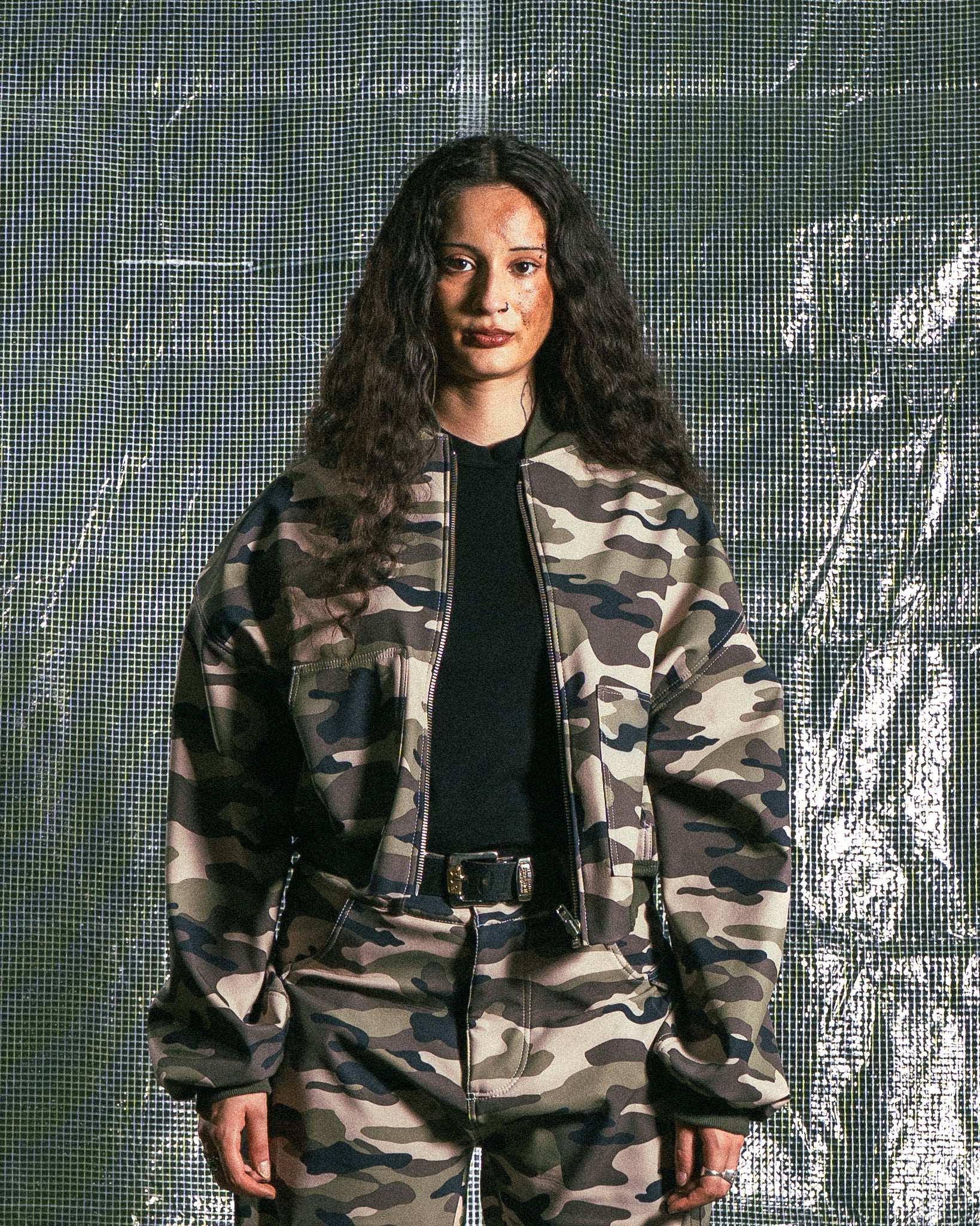 Veste Camo en Nylon
