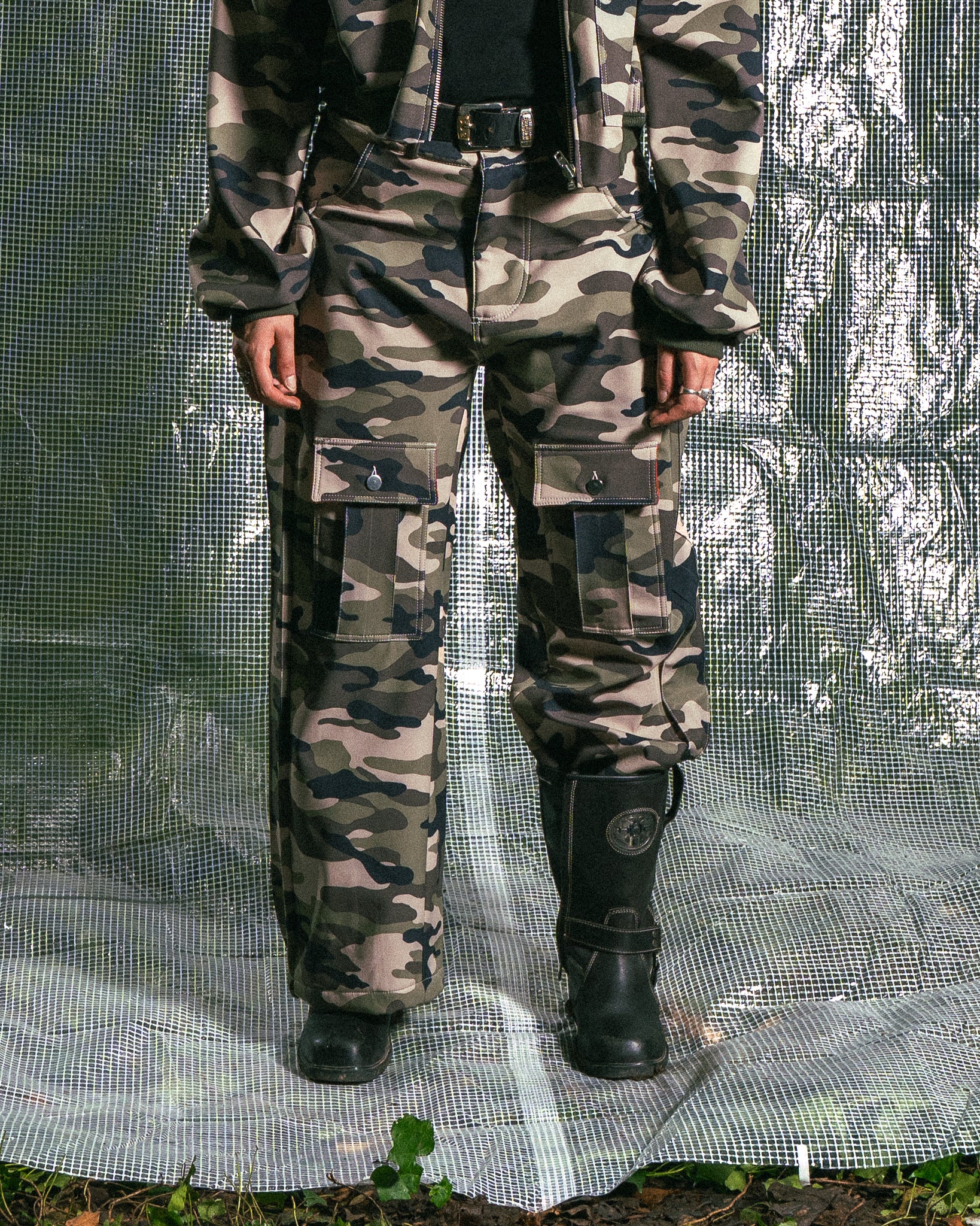 Pantalon Camo en Nylon