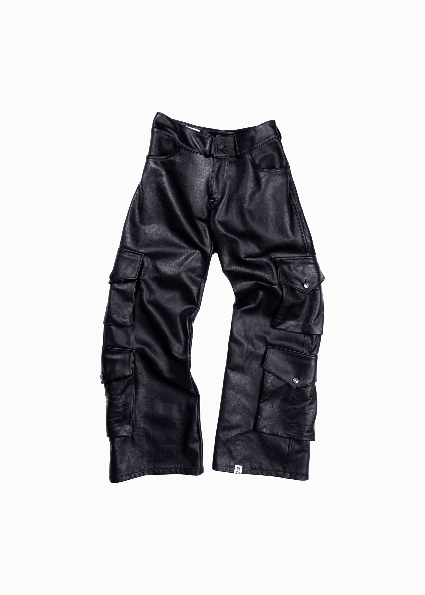 PANTALON CUIR VERITABLE NOIR