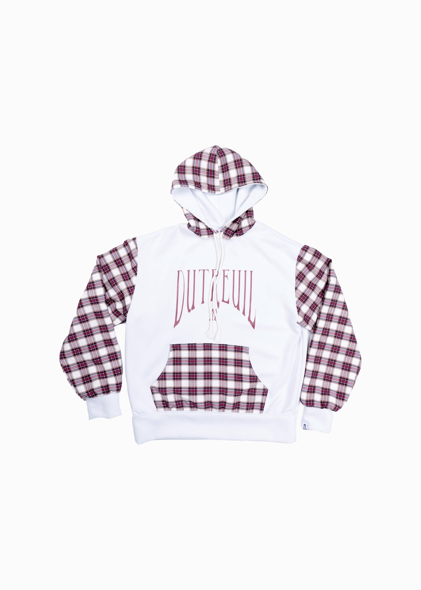 SWEAT- SHIRT GRIS A CARREAUX