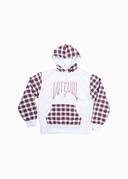 SWEAT- SHIRT GRIS A CARREAUX
