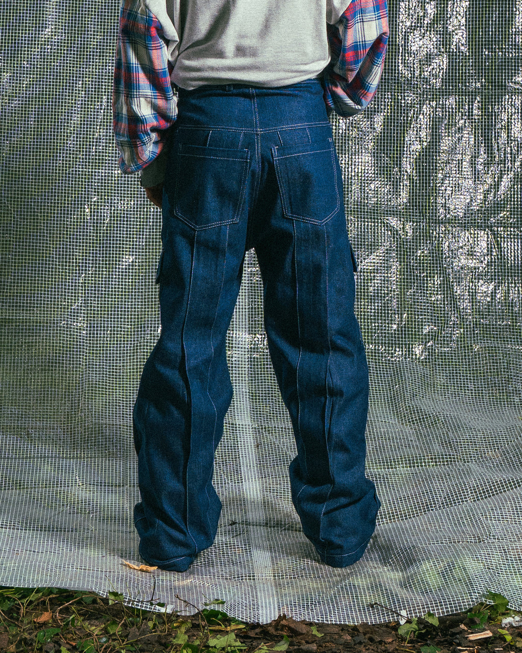 Pantalon en Jean Bleu Roi