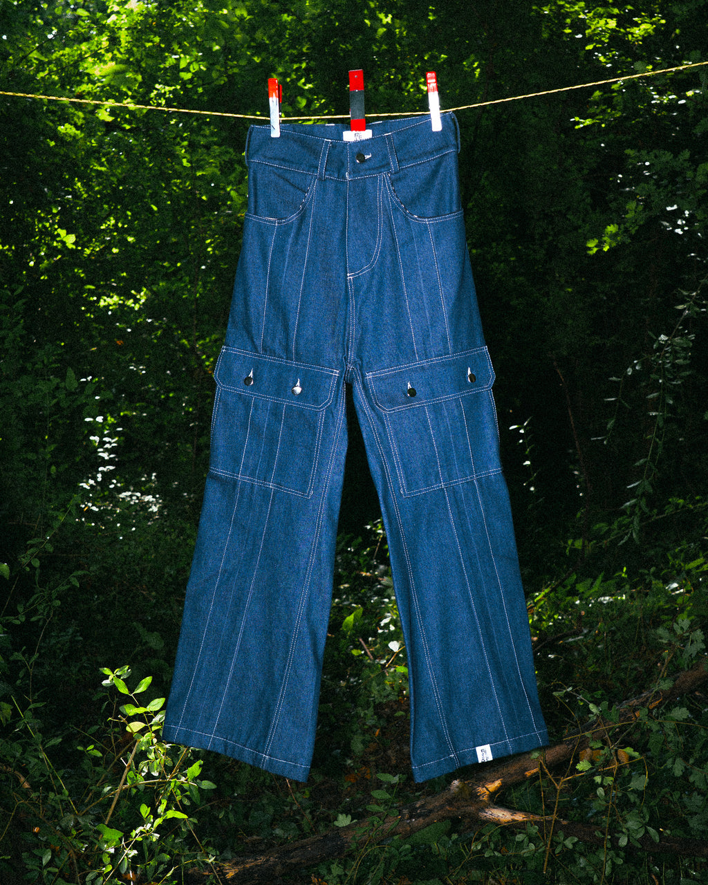 Pantalon en Jean Bleu Roi