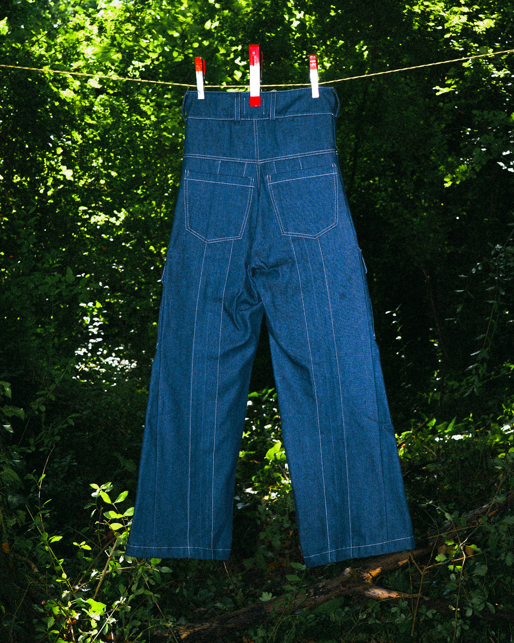 Pantalon en Jean Bleu Roi