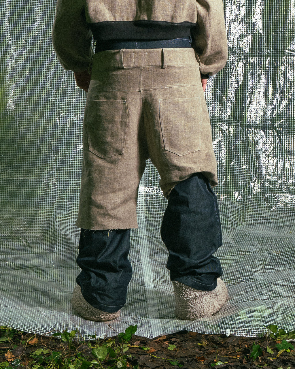 Short en Toile de Jute
