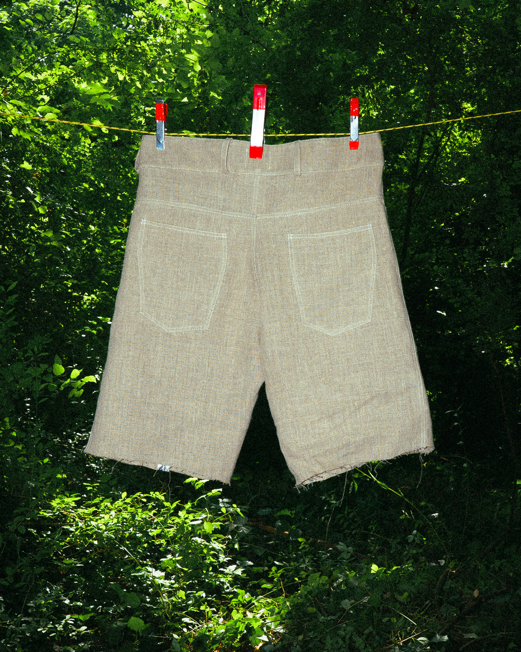 Short en Toile de Jute