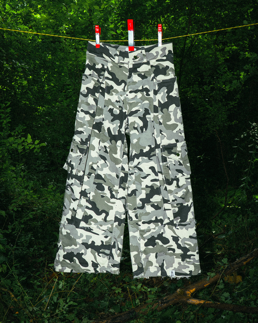 Pantalon Camouflage à Double Empiècement