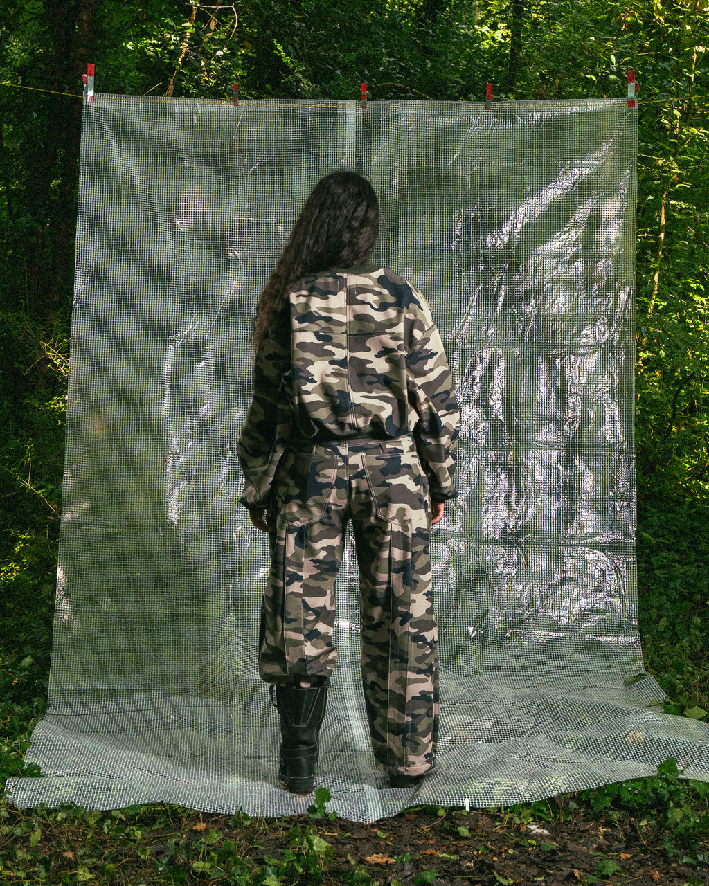 Pantalon Camo en Nylon