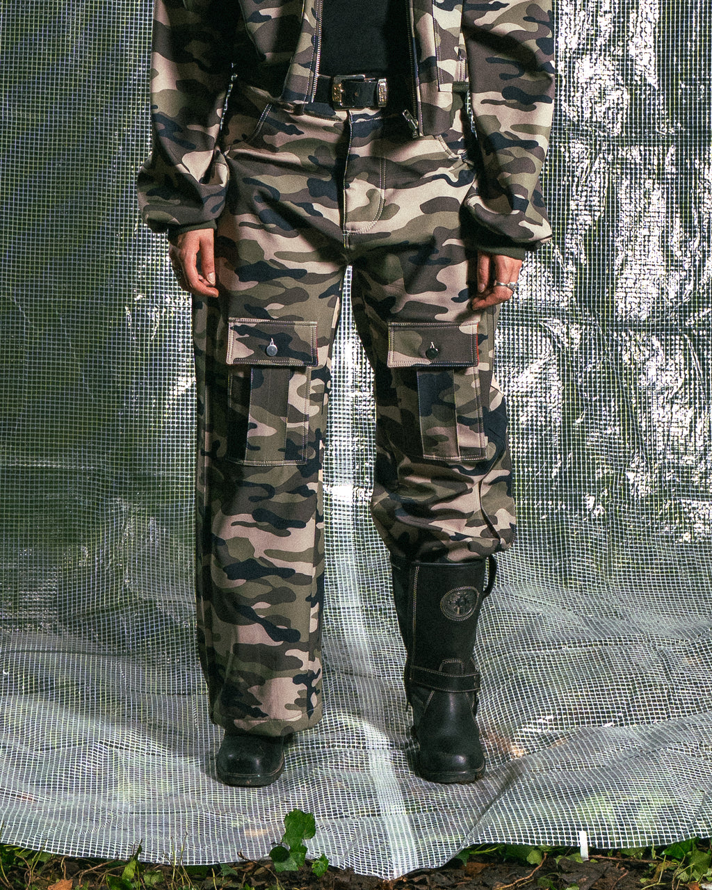Pantalon Camo en Nylon