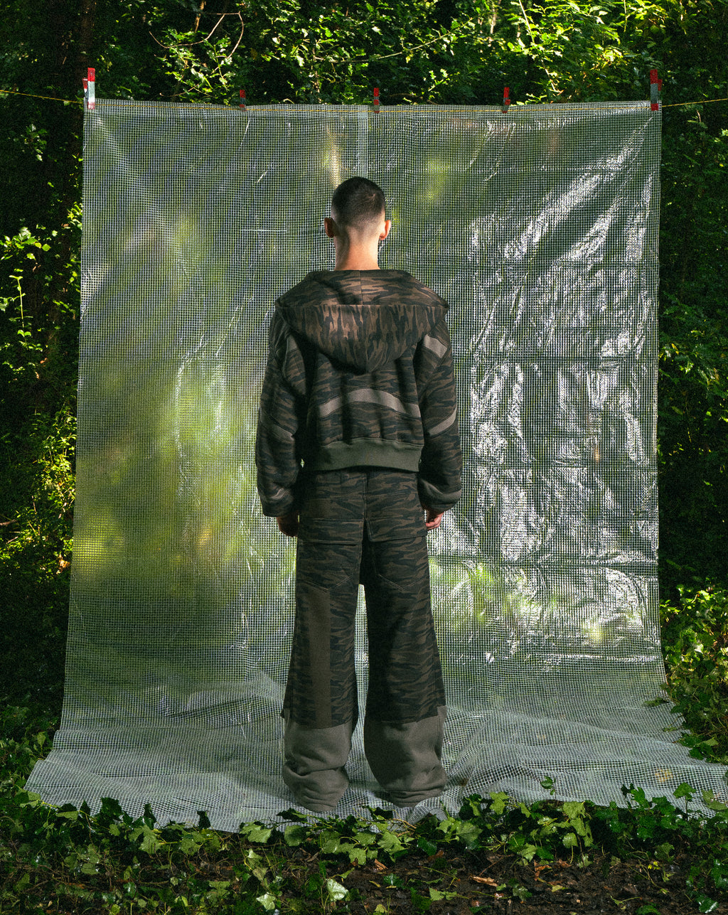 Gilet en Molleton Camo Bicolor