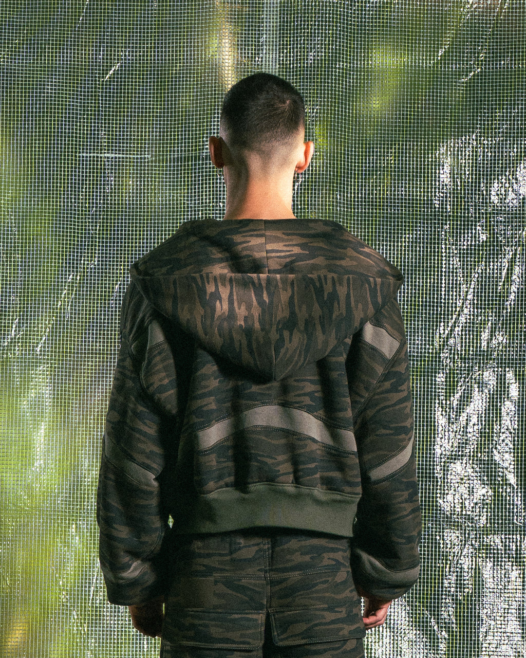 Gilet en Molleton Camo Bicolor