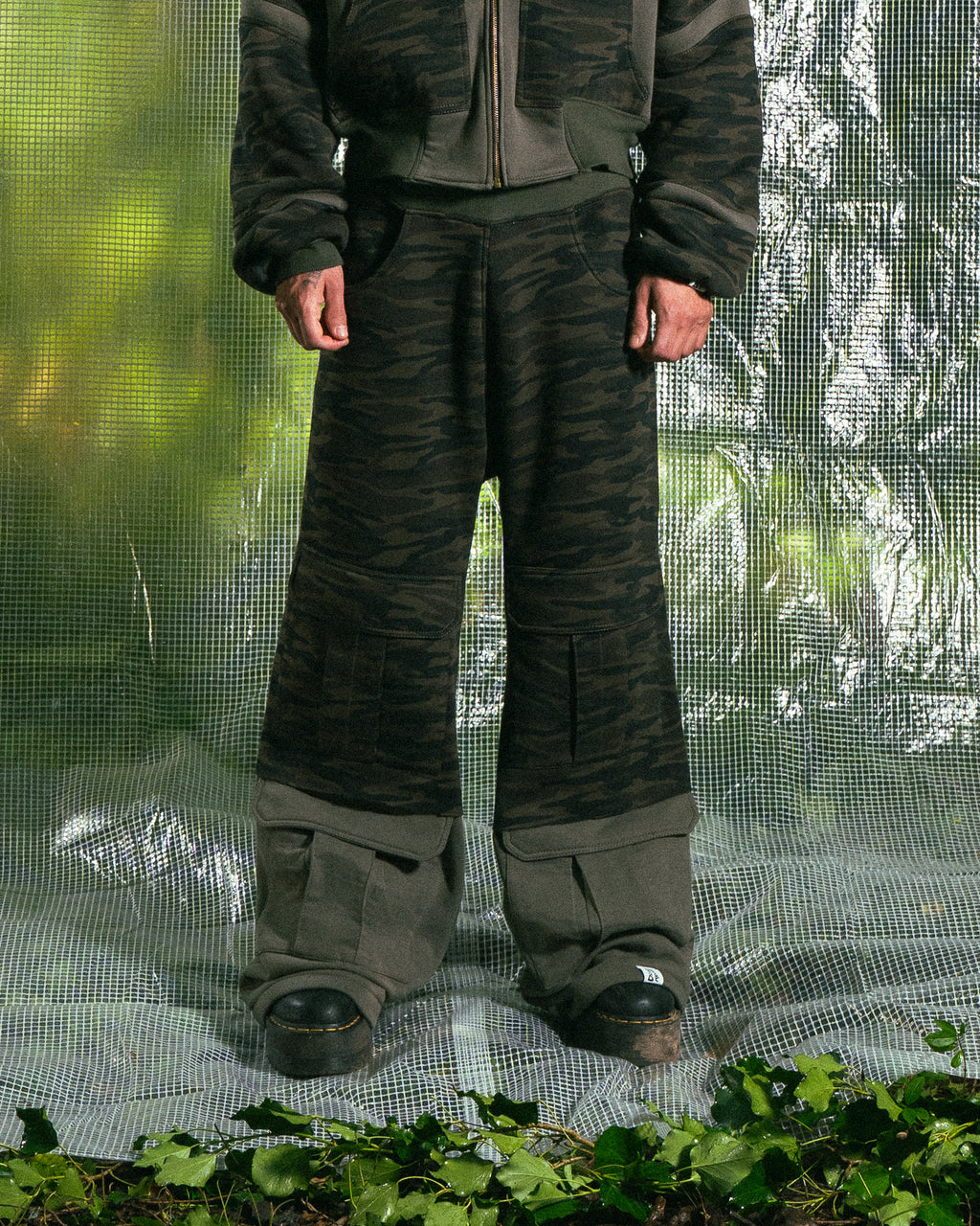 Jogging en Molleton Camo Bicolore