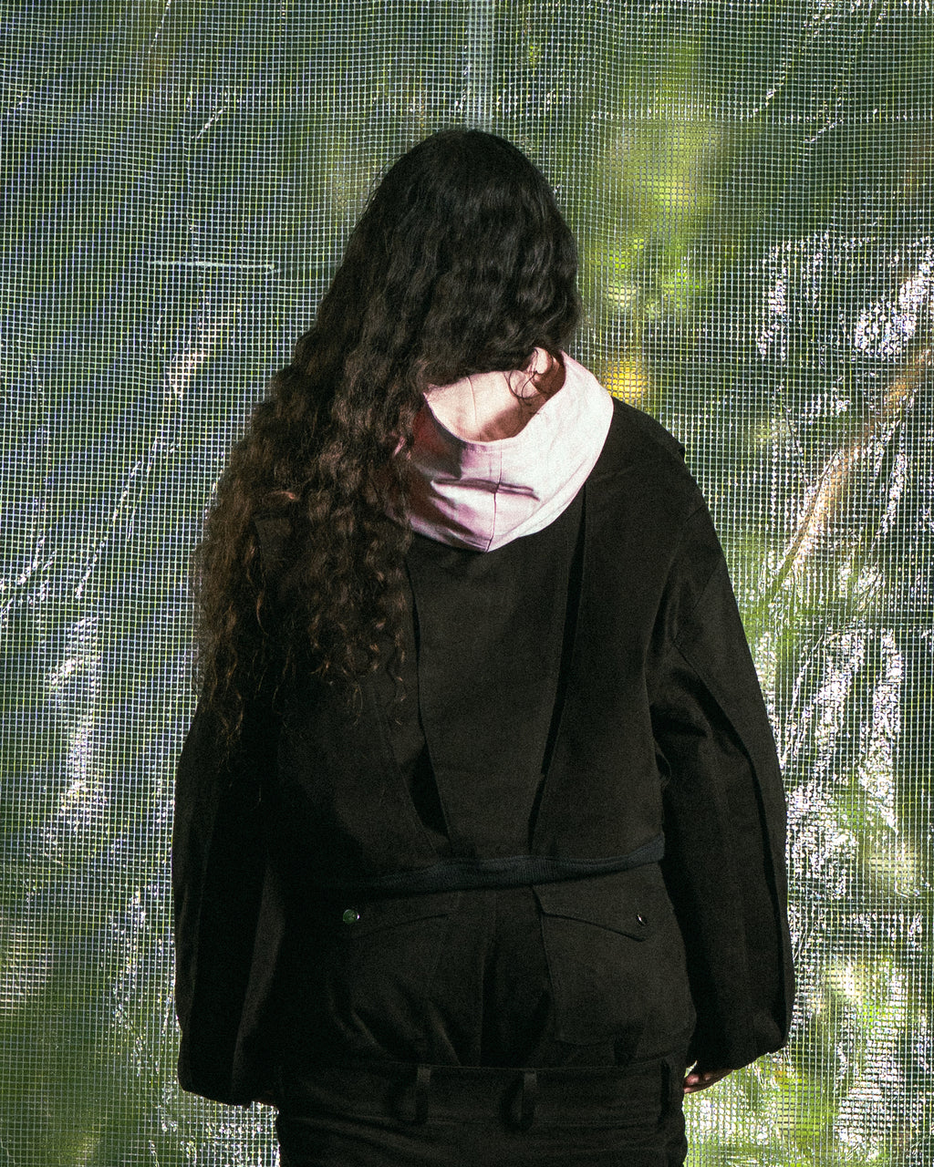 Veste à Empiècements Noirs