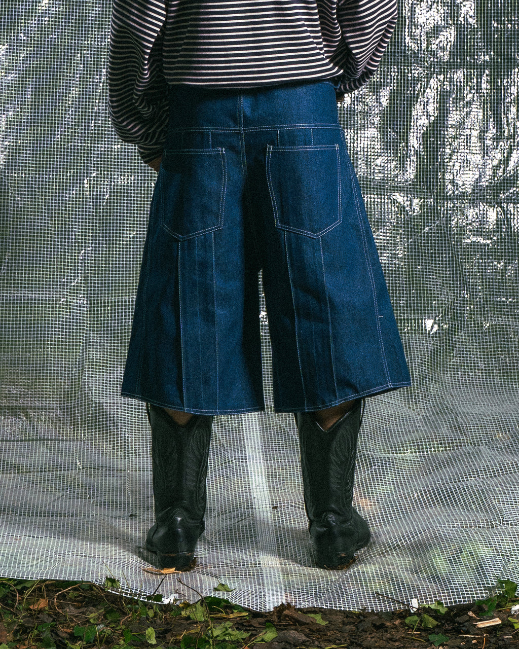 Short en Jean Bleu Roi