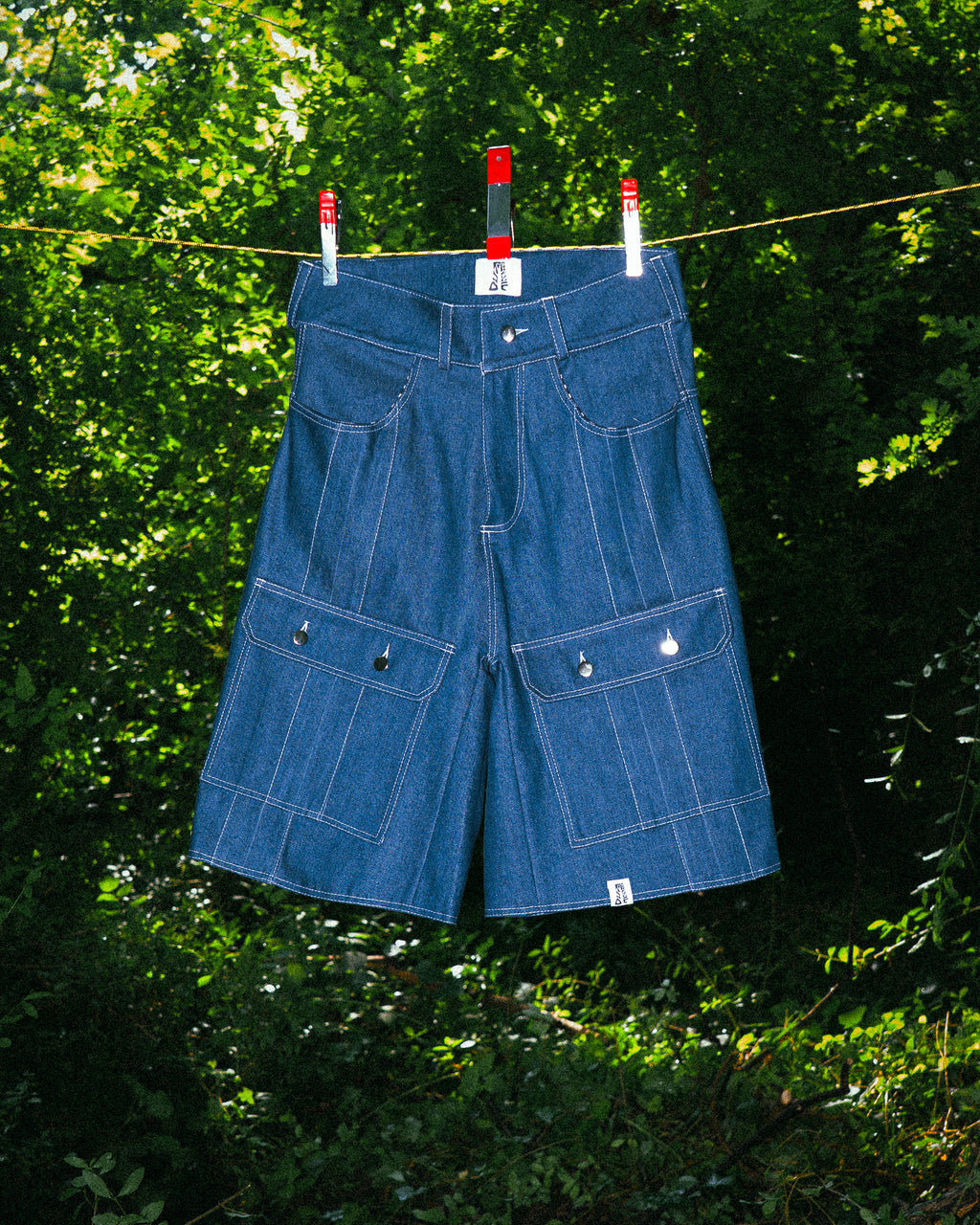 Short en Jean Bleu Roi