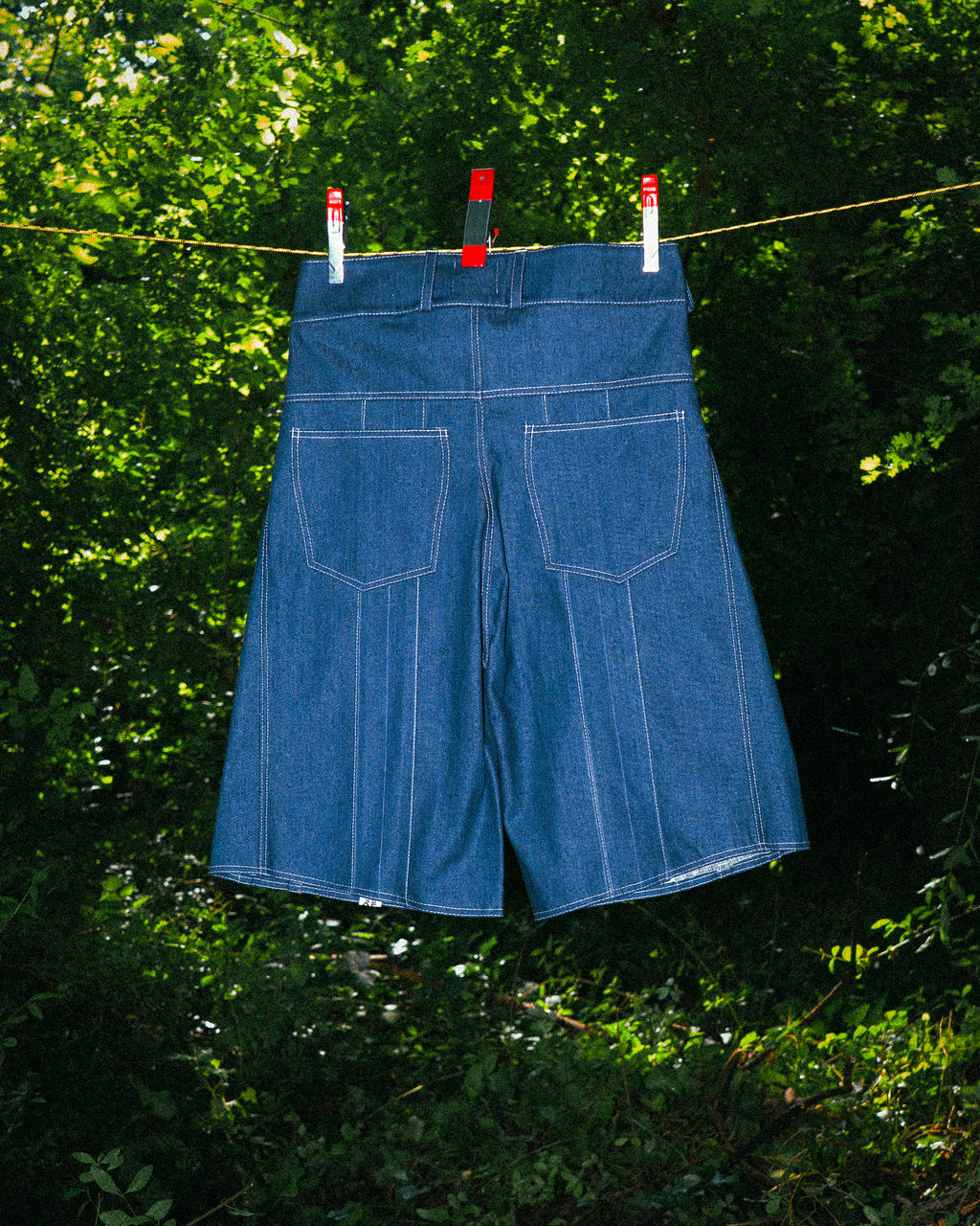 Short en Jean Bleu Roi